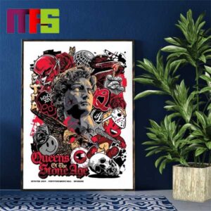 Queens Of The Stone Age Brisbane At Fortitude Music Hall On February 25th 2024 Home Decor Poster Canvas