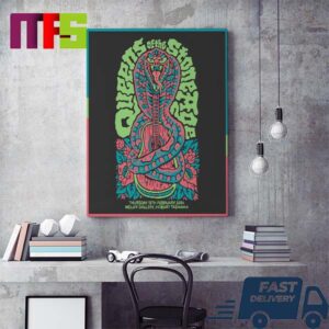 Queens Of The Stone Age Hobart Tasmania At Nolan Gallery On February 15th 2024 Home Decor Poster Canvas Queens Of The Stone Age Hobart Tasmania At Nolan Gallery On February 15th 2024 Home Decor Poster Canvas