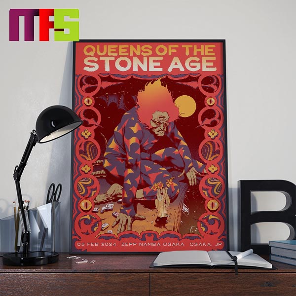 Queens Of The Stone Age Osaka JP At Zepp Namba Osaka On February 5th 2024 Home Decor Poster Canvas