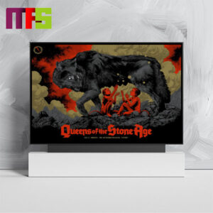 Queens Of The Stone Age Sydney Night One At Hordern Pavilion On February 21st 2024 Home Decor Poster Canvas