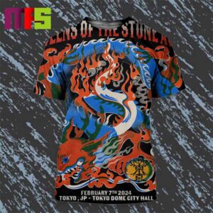 Queens Of The Stone Age Tokyo Japan At Tokyo Dome City Hall On February 7th 2024 All Over Print Shirt