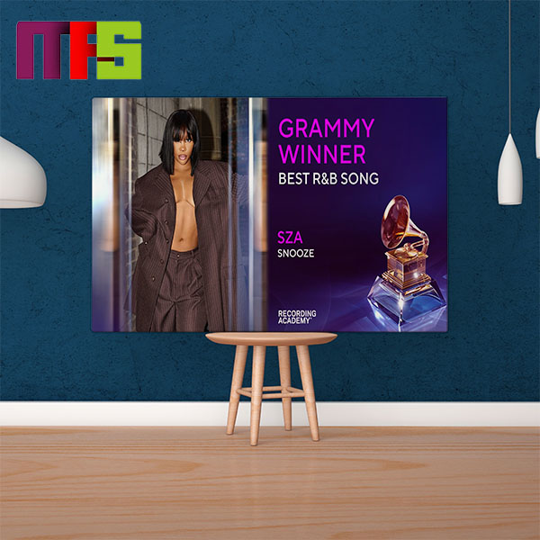 SZA Snooze 2024 Best R&B Song Grammy Winner Home Decoration Poster Canvas
