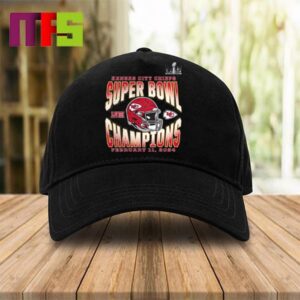 Super Bowl LVIII Champions Kansas City Chiefs Own the Moment Helmet Vintage Hat Cap