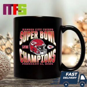 Super Bowl LVIII Champions Kansas City Chiefs Own the Moment Helmet Vintage Mug