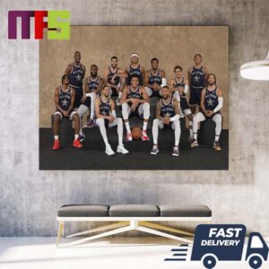 The 2024 Eastern Conference NBA All Star Squad Home Decoration Poster Canvas