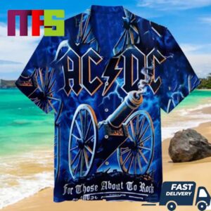 ACDC For Those About To Rock Deep Blue Perfect For Summer Hawaiian Aloha Shirt ACDC For Those About To Rock Deep Blue Perfect For Summer Hawaiian Aloha Shirt