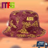 Arizona Wildcats NCAA Team Logo Navy Floral Summer Break Hawaiian Bucket Hat
