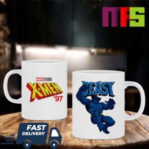 Beast Promotional Art For X MEN 97 Animated Series On Disney Plus Ceramic Mug