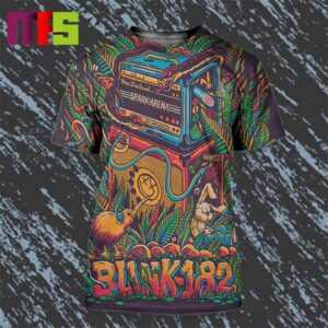 Blink-182 Auckland New Zealand At Spark Arena On March 2nd 2024 All Over Print Shirt