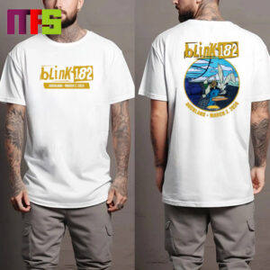 Blink-182 Auckland New Zealand At Spark Arena On March 2nd 2024 Two Sided Essentials T-Shirt