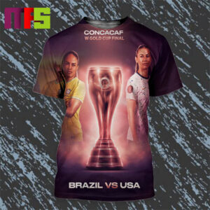 Brazil Vs USA 2024 Concacaf W Gold Cup Final All Over Print Shirt