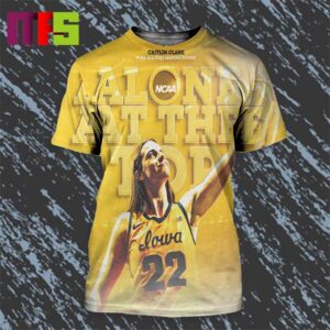 Caitlin Clark NCAA All Time Leading Scorer Alone At The Top All Over Print Shirt Caitlin Clark NCAA All Time Leading Scorer Alone At The Top All Over Print Shirt
