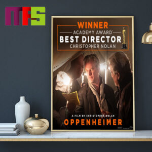 Christopher Nolan Wins For Best Directing Oppenheimer Oscar 2024 Home Decor Poster Canvas Christopher Nolan Wins For Best Directing Oppenheimer Oscar 2024 Home Decor Poster Canvas