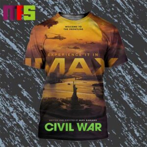 Civil War Imax Poster Welcome To The Frontline April 12th All Over Print Shirt