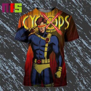 Cyclops In New Promotional Art For X MEN 97 March 20th 2024 On Disney Plus All Over Print Shirt