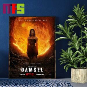 Damsel This Is Not A Fairytale Millie Bobby Brown Only On Netflix March 8th Home Decor Poster Canvas