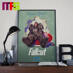 Fallout Live Action TV Series New Poster Maximus Need A Boost Home Decoration Poster Canvas