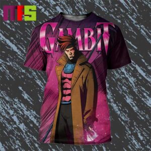 Gambit In New Promotional Art For X MEN 97 March 20th 2024 On Disney Plus All Over Print Shirt