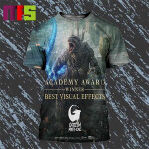 Godzilla Minus One Best Visual Effects Winner Oscar 2024 All Over Print Shirt Godzilla Minus One Best Visual Effects Winner Oscar 2024 All Over Print Shirt