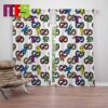 Gucci Dragon Ball Dope Master Roshi With Black Background Luxury Window Curtains
