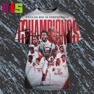 Houston Cougars 2023-2024 Big-12 Conference Champions Regular Season Title All Over Print Shirt
