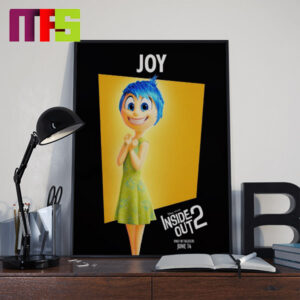Joy In Inside Out 2 June 14th 2024 Home Decor Poster Canvas Joy In Inside Out 2 June 14th 2024 Home Decor Poster Canvas