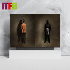 Kanye West Vultures 1 And Vultures 2 Album Cover Combine Home Decoration Poster Canvas