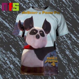 Kung Fu Panda 4 MrBeast Is Panda Pig Home All Over Print Shirt