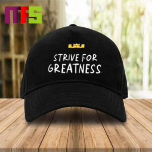 LeBron James 40000 Points Career Strive For Greatness Classic Hat Cap