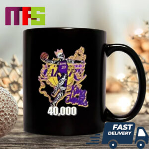 LeBron James 40000 Points In NBA Career King James Iconic Dunk Essentials Mug