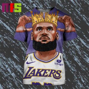 LeBron James 40000 Points King Artwork All Over Print Shirt