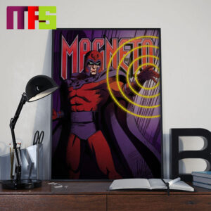 Magneto In New Promotional Art For X MEN 97 March 20th 2024 On Disney Plus Home Decor Poster Canvas