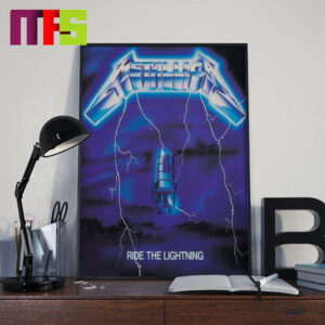 Metallica Ride The Lightning Home Decor Poster Canvas