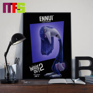 New Character Ennui Inside Out 2 On June 14th 2024 Home Decoration Poster Canvas New Character Ennui Inside Out 2 On June 14th 2024 Home Decoration Poster Canvas