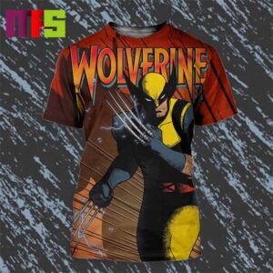 New Promotional Art For X MEN 97 Wolverine On Disney Plus March 20th 2024 All Over Print Shirt