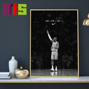 Nike LeBron James 40k Points 10k Assists 10k Rebounds Numbers Don’t Lie Truly One Of One Home Decor Poster Canvas