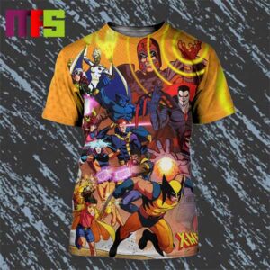 Official Promotional Art For X MEN 97 March 20th 2024 On Disney Plus All Over Print Shirt