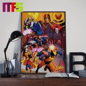 Official Promotional Art For X MEN 97 March 20th 2024 On Disney Plus Home Decor Poster Canvas