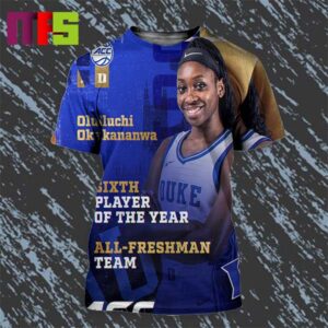 Oluchi Okananawa 6th Player Of The Year And All Freshman Team All Over Print Shirt