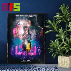 Pink Friday 2 World Tour 2024 Nicki Minaj Fan Made Black Home Decoration Poster Canvas