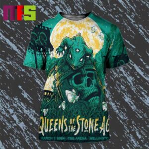 Queens Of The Stone Age Wellington New Zealand At TSB Arena On March 1st 2024 All Over Print Shirt
