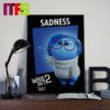 New Character Ennui Inside Out 2 On June 14th 2024 Home Decoration Poster Canvas