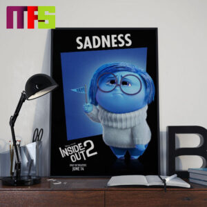 Sadness In Inside Out 2 June 14th 2024 Home Decor Poster Canvas Sadness In Inside Out 2 June 14th 2024 Home Decor Poster Canvas