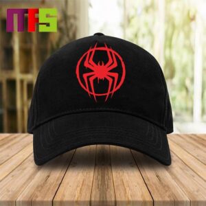 Spider Man Beyond The Spider Verse Miles Morales Red Spider Symbol Classic Hat Cap