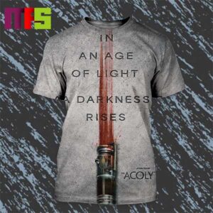 Star Wars The Acolyte In An Age Of Light A Darkness Rise On June 4th Disney Plus All Over Print Shirt