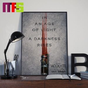 Star Wars The Acolyte In An Age Of Light A Darkness Rise On June 4th Disney Plus Home Decor Poster Canvas