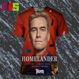 The Boys Season 4 New Poster Homelander Make America Super Again All Over Print Shirt The Boys Season 4 New Poster Homelander Make America Super Again All Over Print Shirt