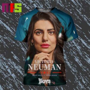 The Boys Season 4 New Poster Make America Super Again Victoria Neuman All Over Print Shirt