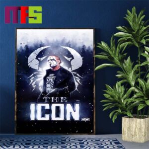 The Icon Sting AEW Final Match Home Decoration Poster Canvas