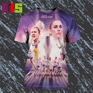 USA USWNT 2024 Concacaf W Gold Cup Champions All Over Print Shirt